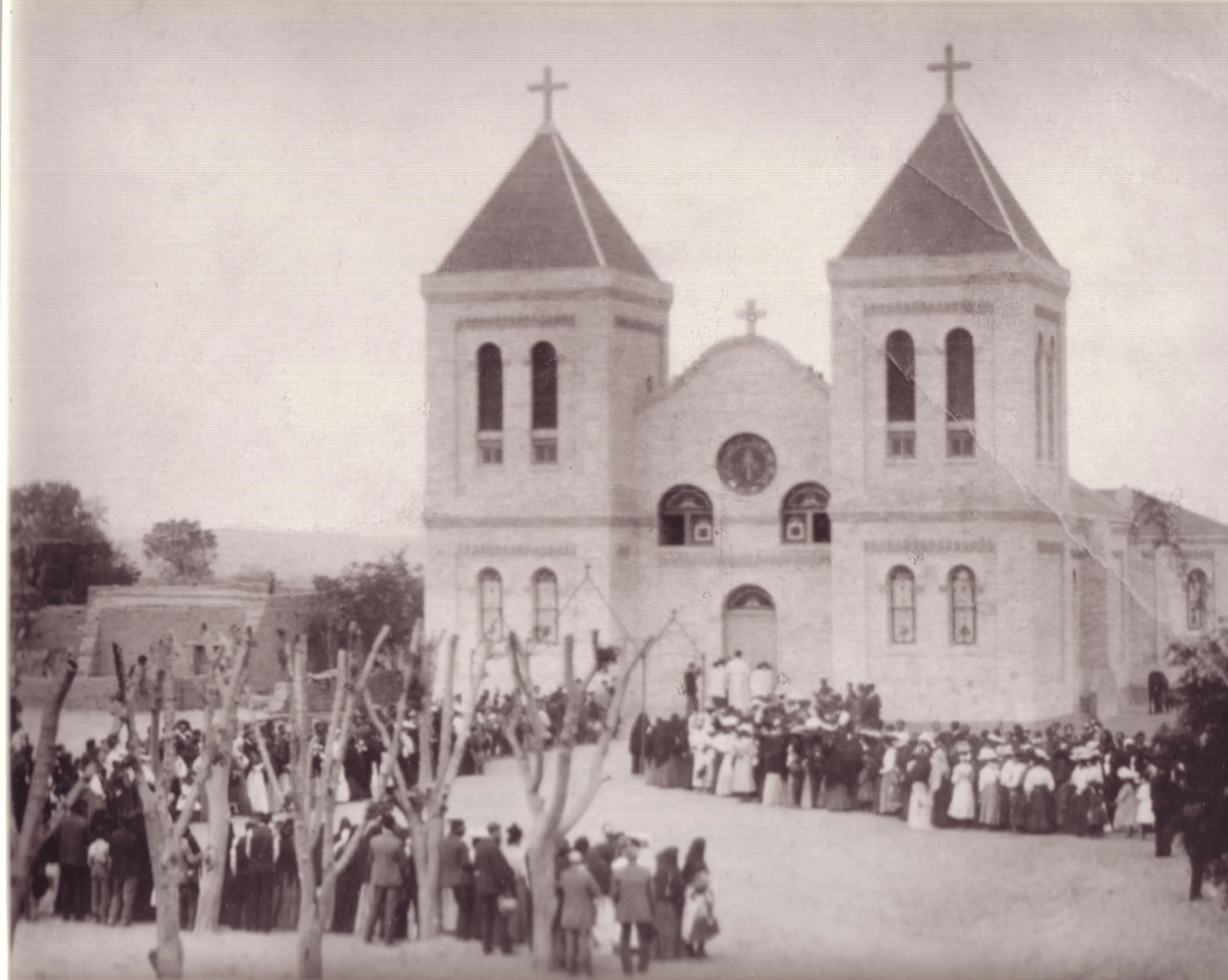 St. Genevieve Catholic Church, established in 1851
