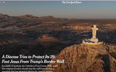 A Diocese Tries to Protect Its 29-Foot Jesus From Trump’s Border Wall