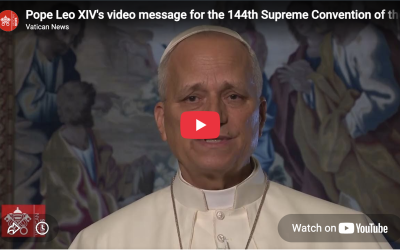 Pope to Knights of Columbus: Be prophets of harmony in an age of division