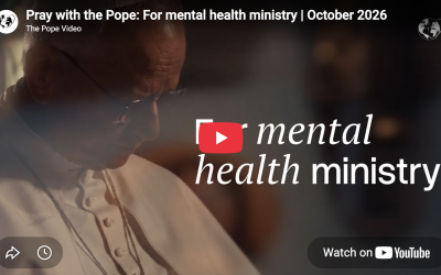 Pope’s October prayer intention: ‘For mental health ministry’
